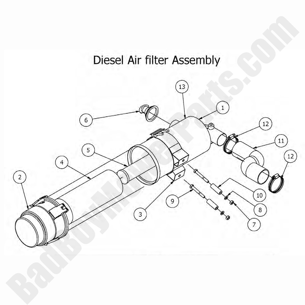 2017 Diesel - 1500cc - Air Filter Assembly